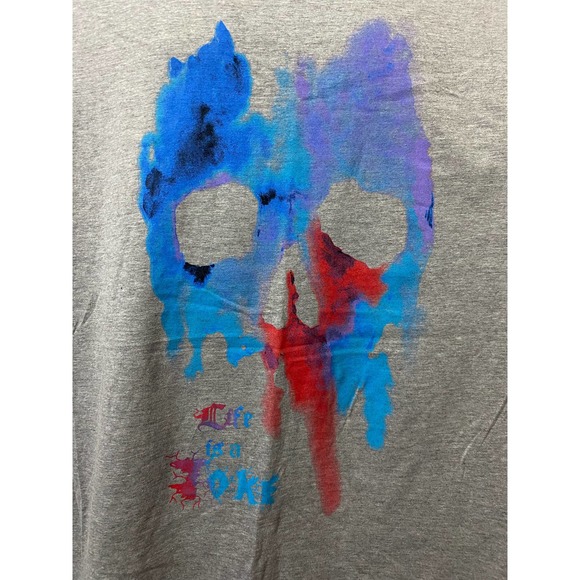 Eleven Paris Life is a Joke Paint Splatter Neck Short Sleeve Men's T-Shirt XXL - Picture 8 of 11